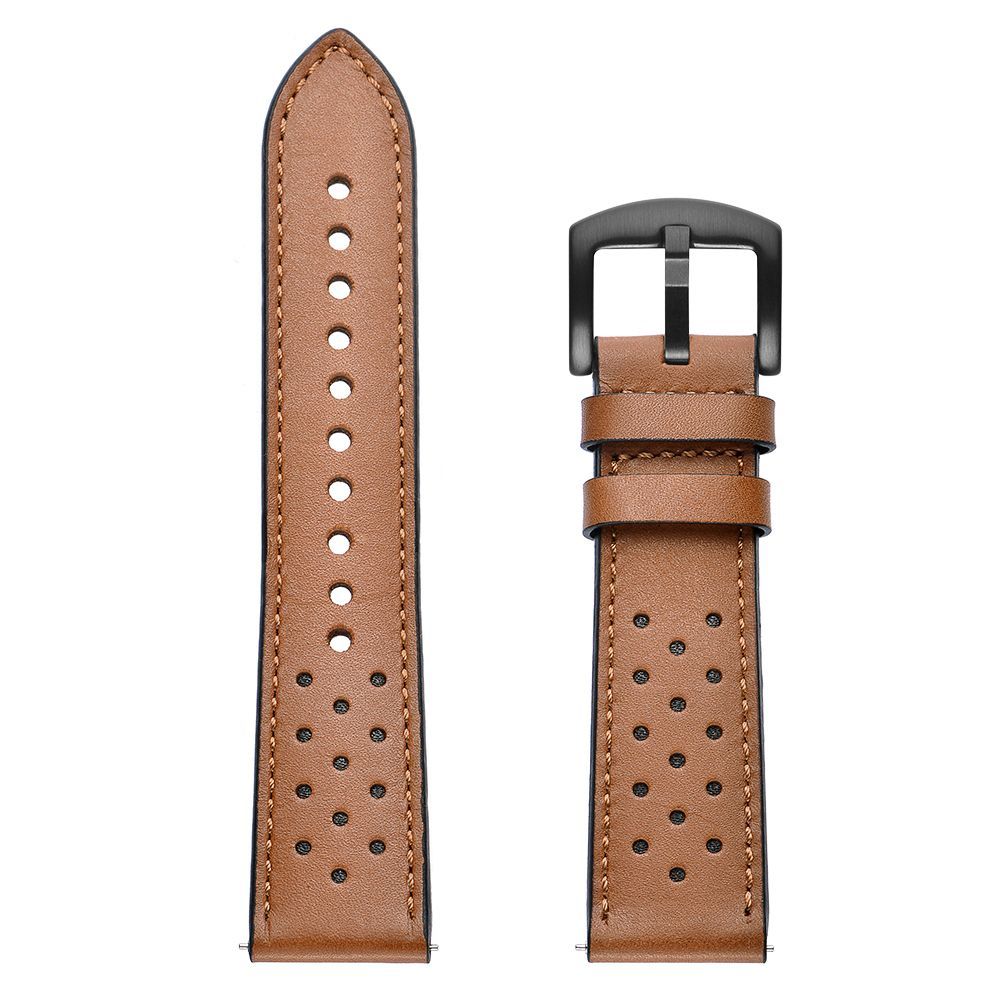 Dirželis Tech-Protect Leather Samsung Galaxy Watch 4 / 5 / 5 Pro / 6 / 7 / FE Brown - Image 4