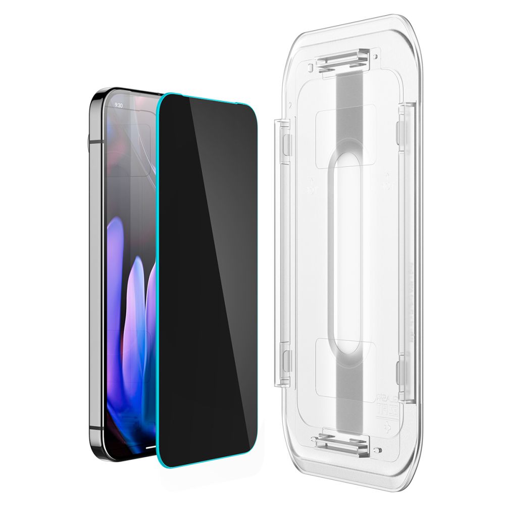 Apsauginis stiklas Spigen Glas.tR EZ Fit Privacy Google Pixel 9 / 9 Pro / 10 / 10 Pro, 2 vnt. - Image 4