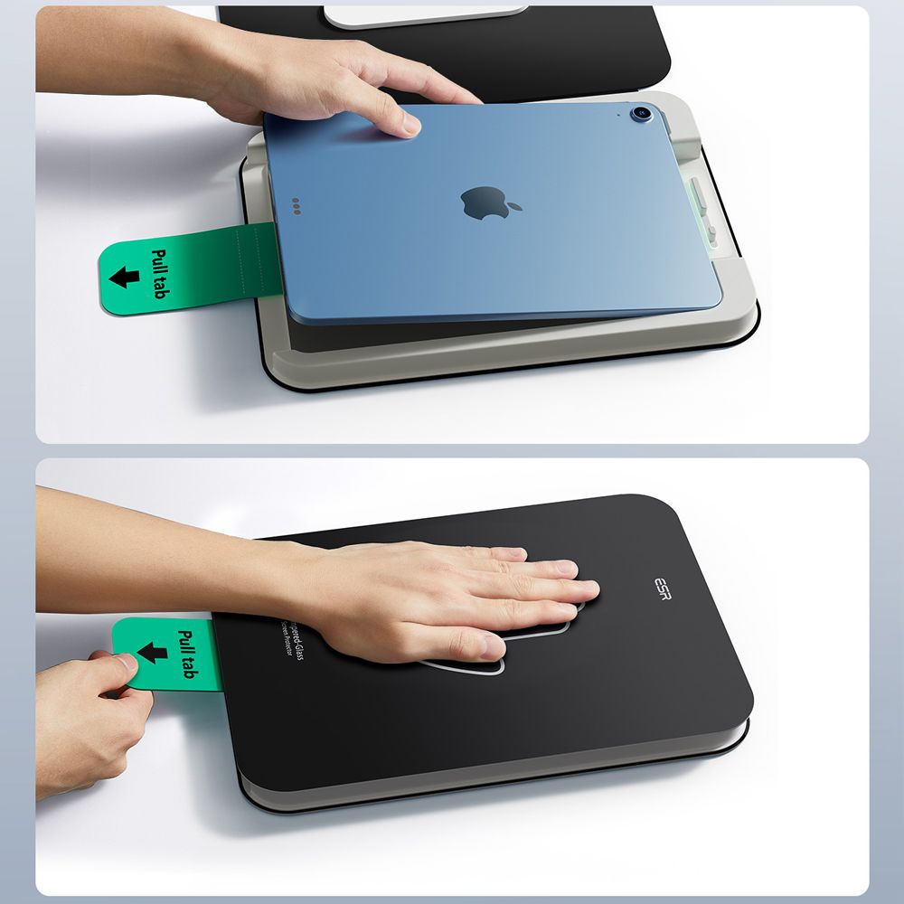 Apsauginis stiklas ESR UltraFit iPad 10.9" (2022) / iPad 11" (2025), 2 vnt., skaidrus - Image 5