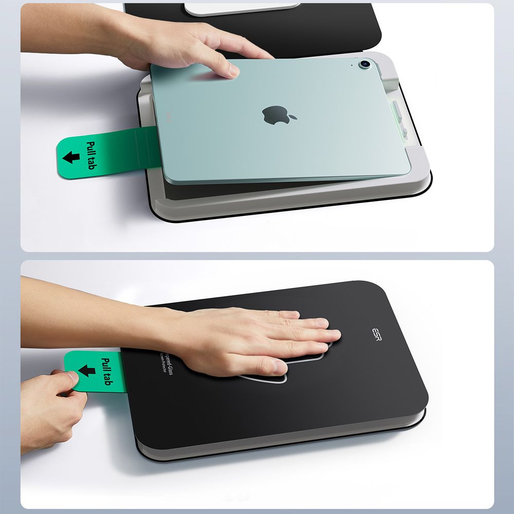 Apsauginis stiklas ESR UltraFit iPad Air 11" (2024-2026), 2 vnt., skaidrus - Image 5