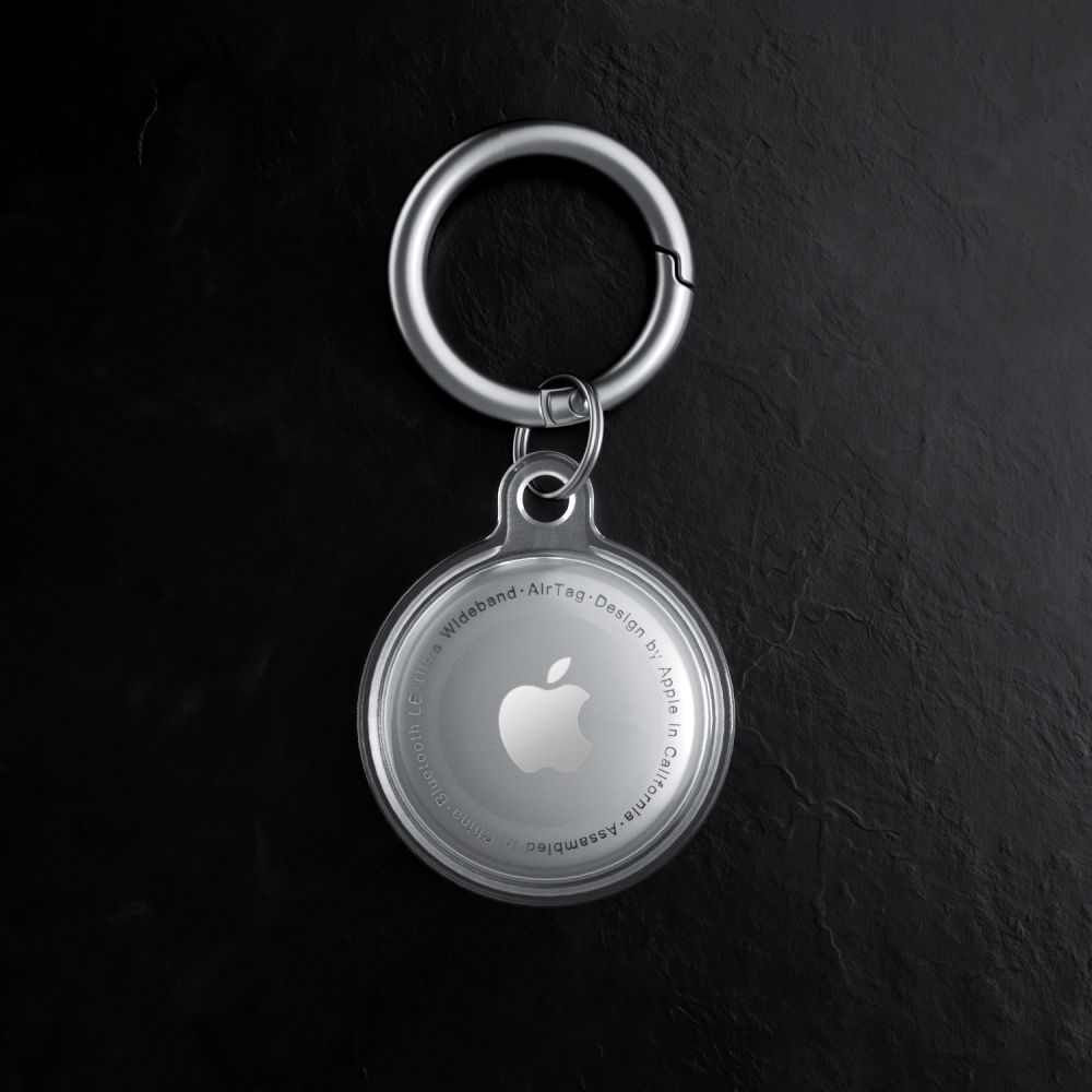 Dėklas Tech-Protect Icon Apple AirTag 1/2, skaidrus - Image 4