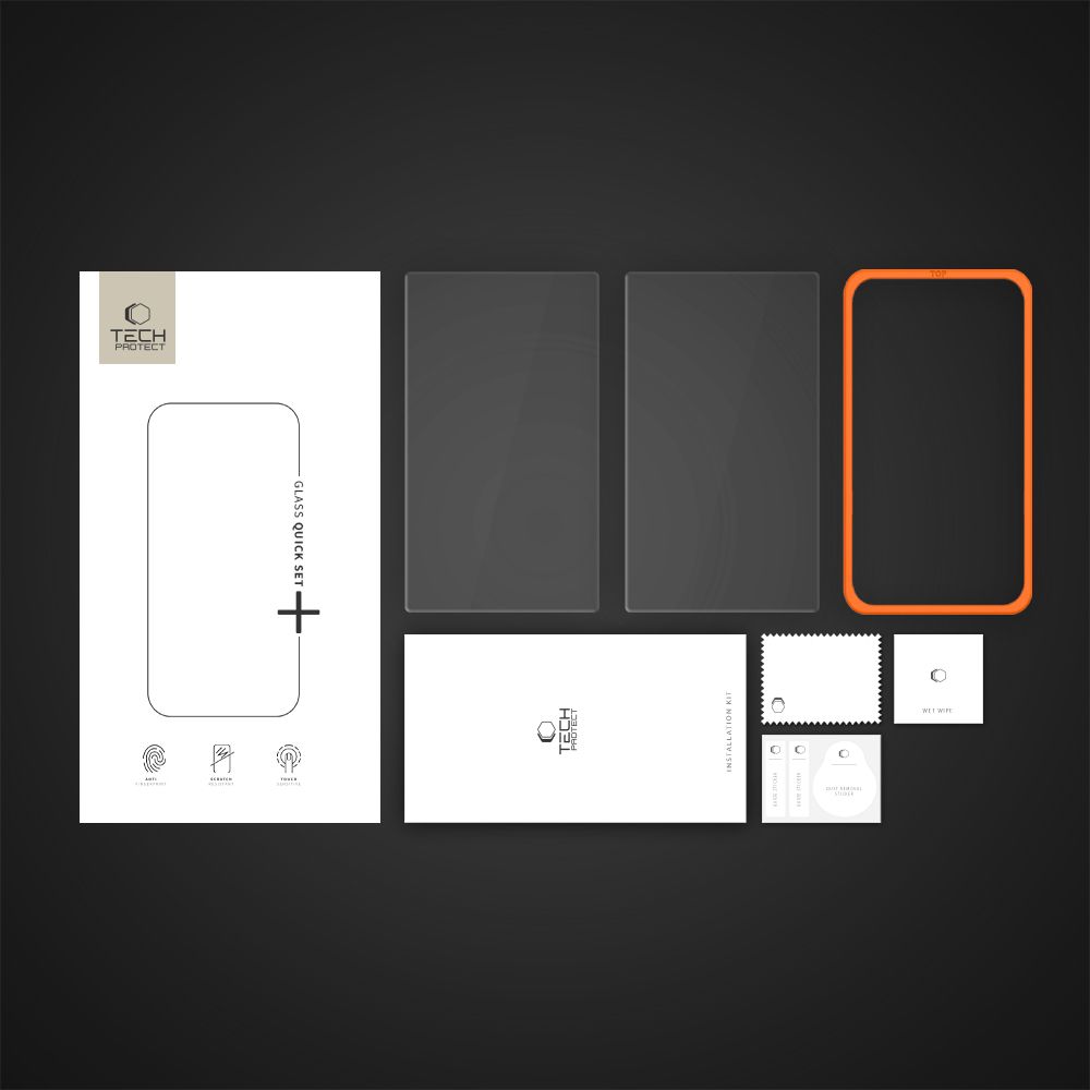 Apsauginis stiklas Tech-Protect Easy Set+ Nintendo Switch 2, 2 vnt., skaidrus - Image 5