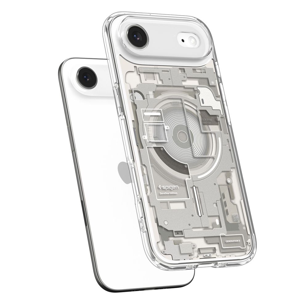 Dėklas Spigen Ultra Hybrid Mag iPhone Air, Zero One Natural Titanium - Image 5
