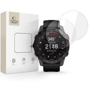 Apsauginis stiklas Tech-Protect Glass Fit+ Garmin Fenix 7X / 7X Pro, 2 vnt., skaidrus