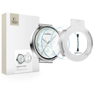 Apsauginis stiklas Tech-Protect Easy Set+ 2 vnt. Huawei Watch GT 5 (41 mm), skaidrus