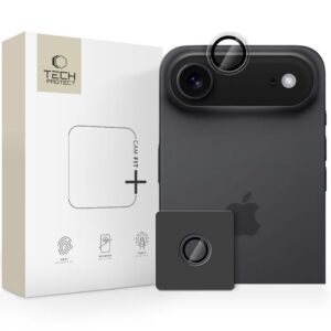 Kameros apsauginis stiklas Tech-Protect Camring Fit+ iPhone Air, skaidrus