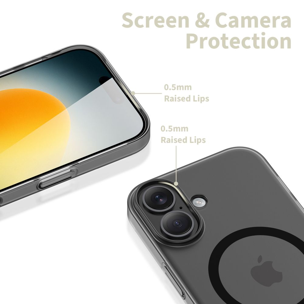 Dėklas Tech-Protect MagSlim MagSafe iPhone 17, matinis juodas - Image 3
