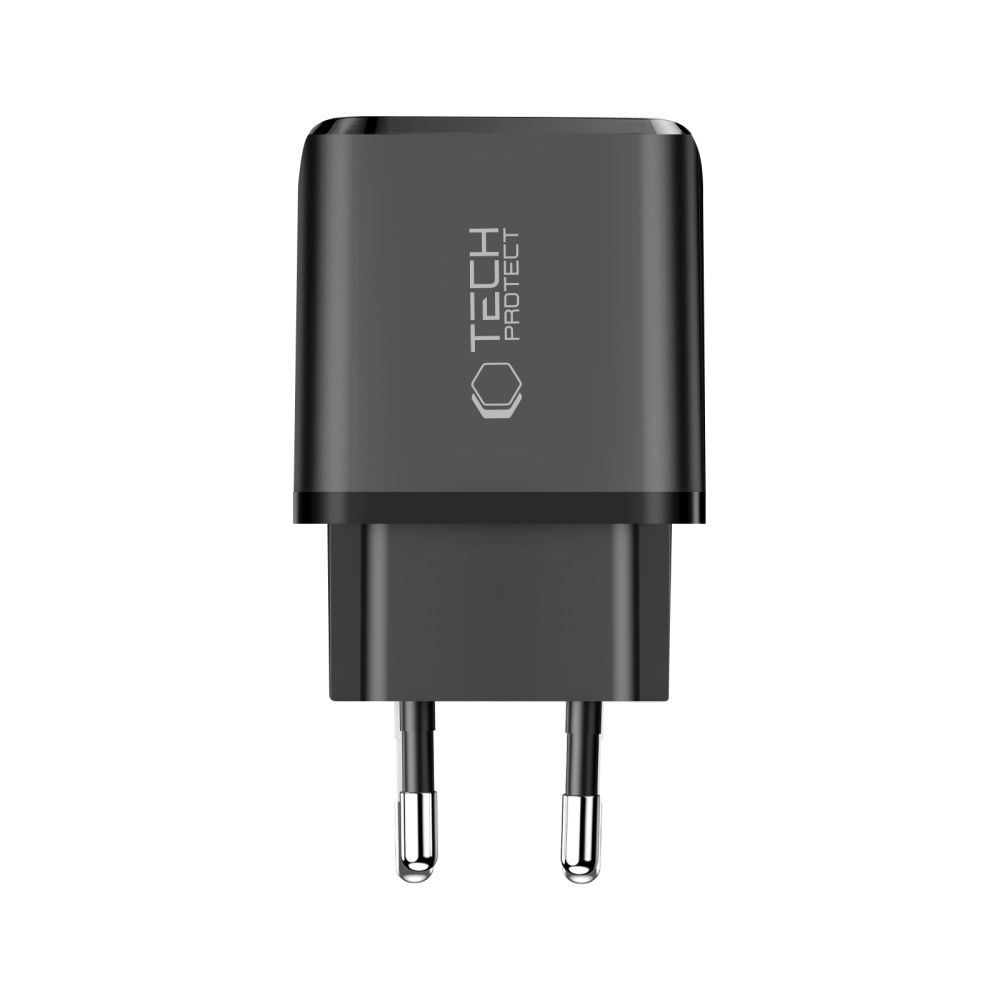 Tinklo įkroviklis Tech-Protect NCA20 2 prievadų PD 20W / QC3.0, juodas - Image 4