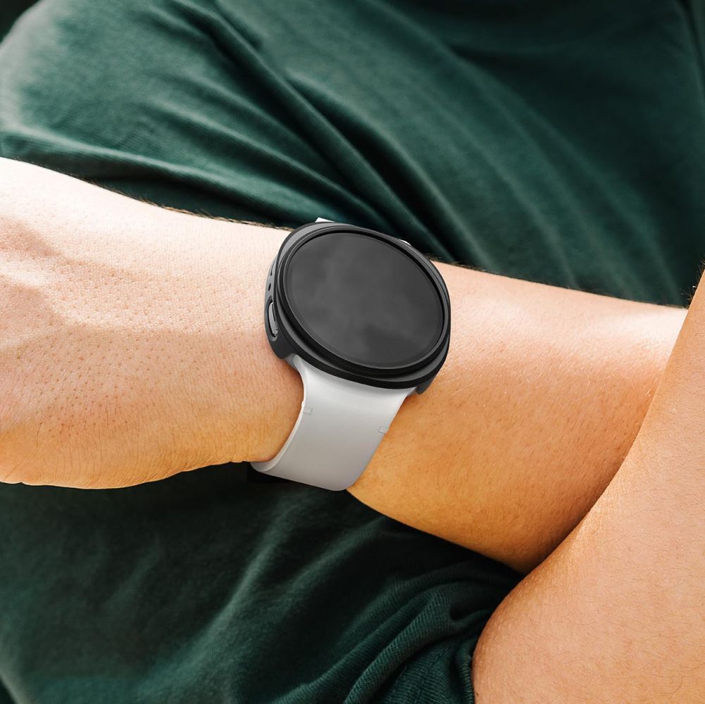 Dėklas Ringke Slim Samsung Galaxy Watch 8 / 9 (40 mm), 2 vnt., skaidrus ir matinis juodas - Image 4