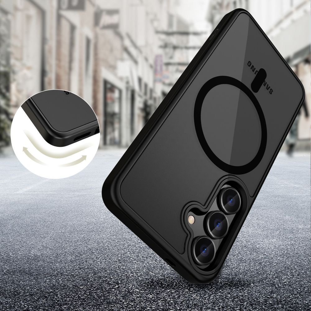 Dėklas Tech-Protect Magmat Xiaomi Poco F7 5G, juodas, skaidrus - Image 4