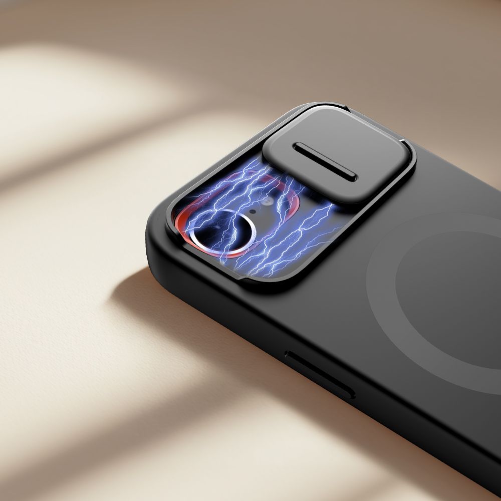 Dėklas Tech-Protect Kevlar Aura MagSafe iPhone 16e / 17e, juoda-oranžinė - Image 3