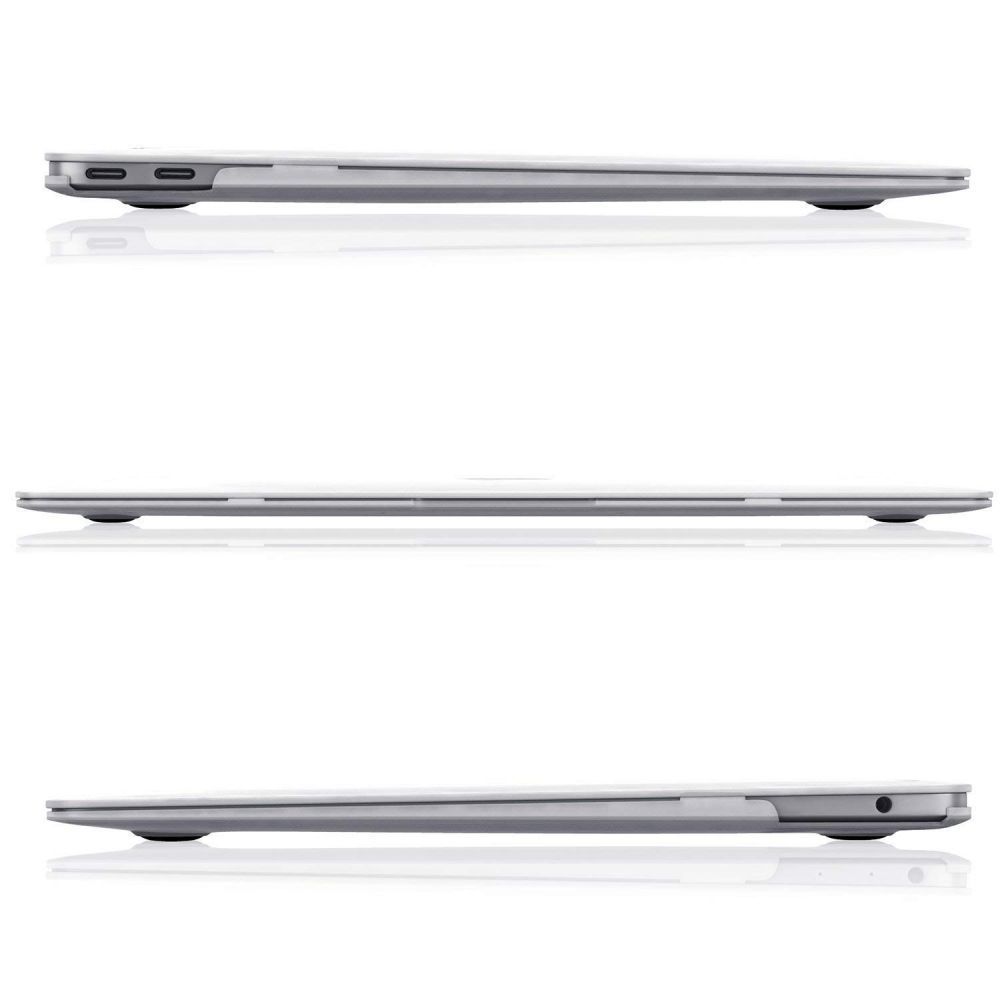 Dėklas Tech-Protect SmartShell MacBook Air 13 M2-M5 2023-2026, blizgus skaidrus - Image 4