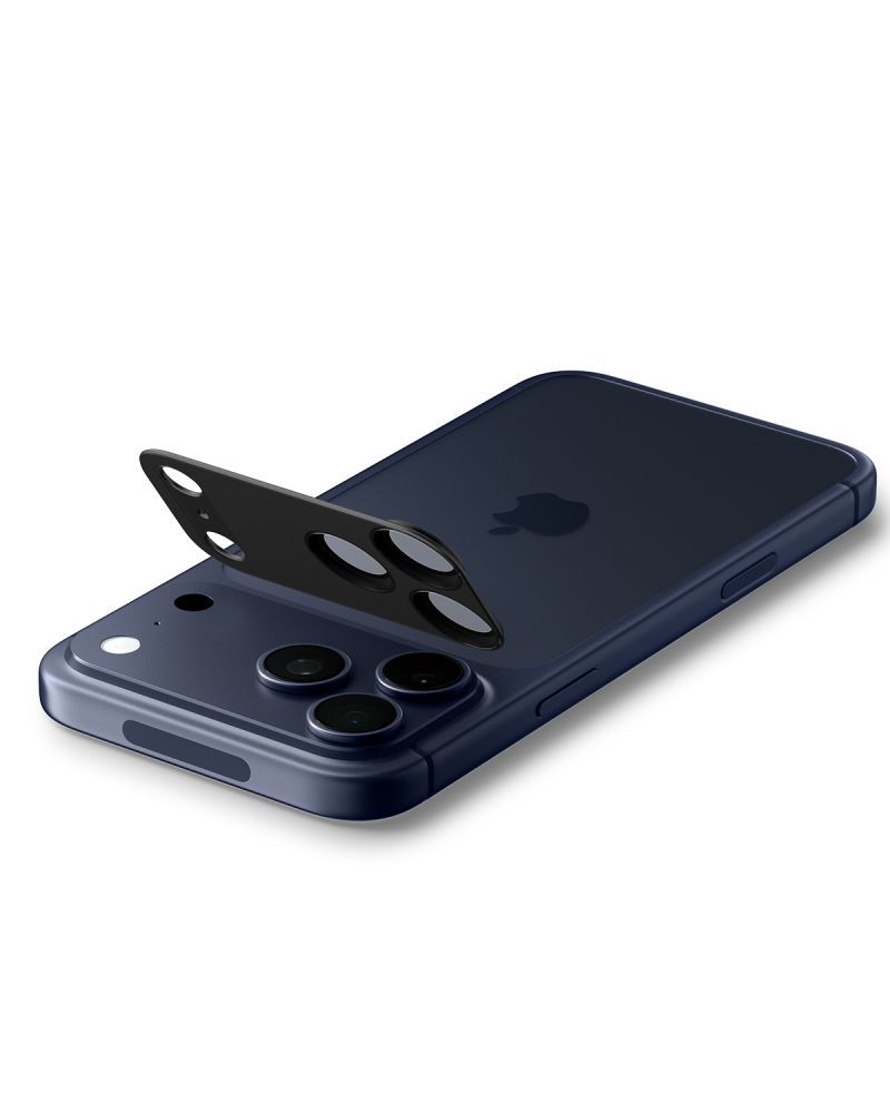 Kameros apsauginis stiklas Spigen Optik Pro XL EZ Fit iPhone 17 Pro, juodas - Image 5