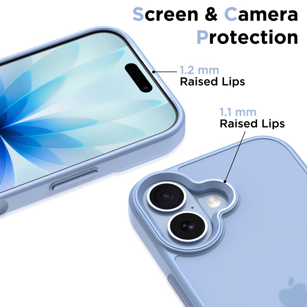 Dėklas Tech-Protect Magmat iPhone 17, matinis rūko mėlynas - Image 3