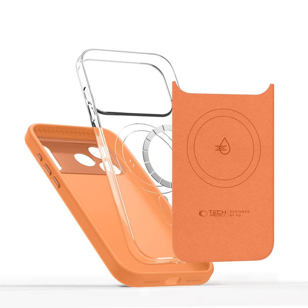 Dėklas Tech-Protect Uniq MagSafe iPhone 17 Pro Max, kosminis oranžinis - Image 4