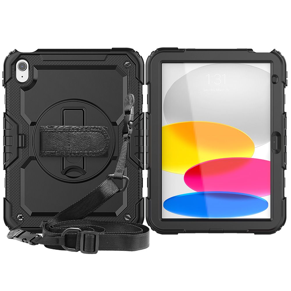 Dėklas Tech-Protect Solid 2-Set iPad 10.9 col. 10 (2022) / 11 col. 11 (2025) Juodas - Image 5