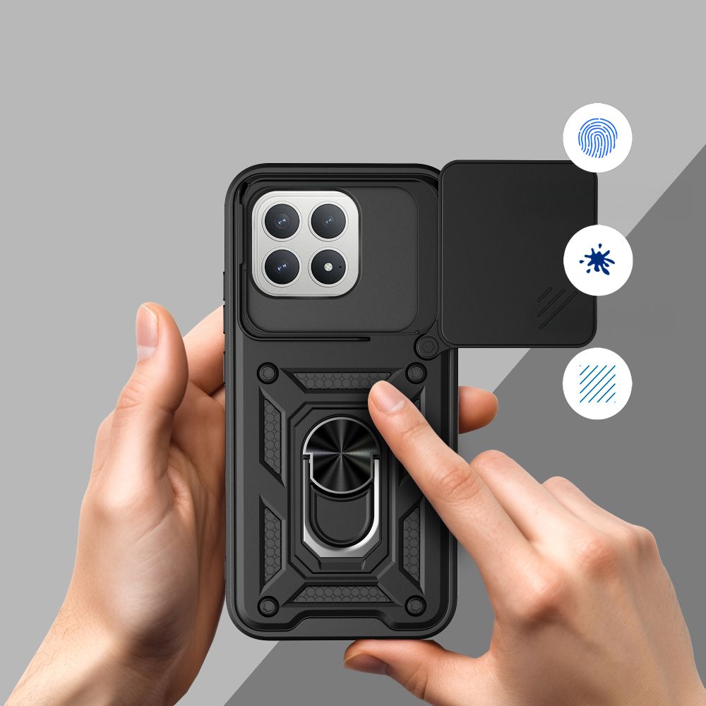 Dėklas Tech-Protect CamShield Pro Xiaomi Poco F8 Pro, juodas - Image 4