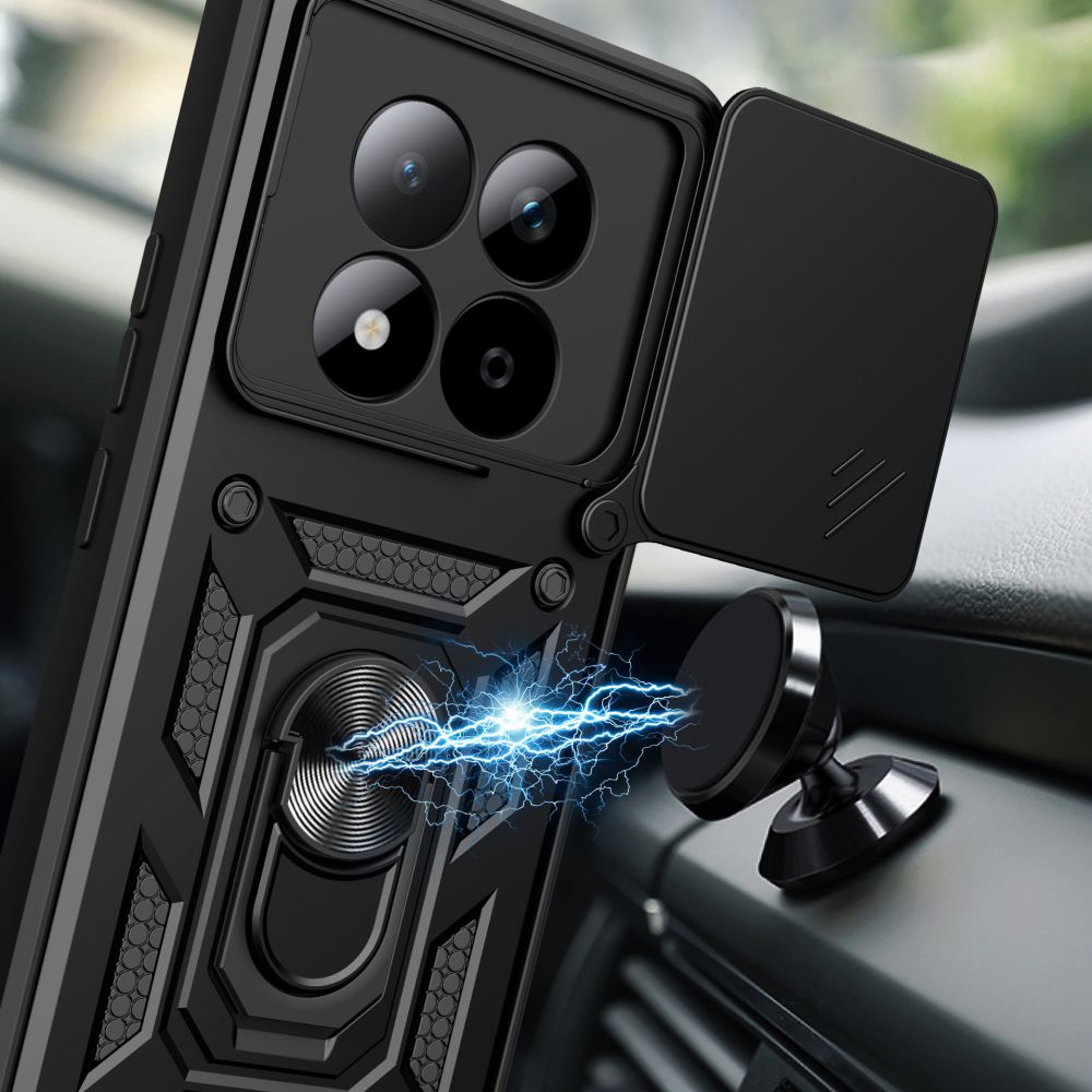 Dėklas Tech-Protect CamShield Pro Xiaomi Redmi Note 15 Pro 5G, matinis juodas - Image 4