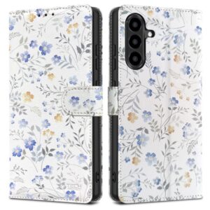 Dėklas Tech-Protect Wallet Samsung Galaxy A57 5G, gėlėtas