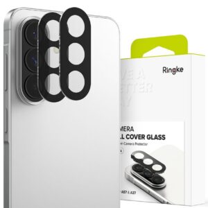 Kameros apsauginis stiklas Ringke Camera Full Cover, Galaxy A37 / A57 5G, 2 vnt., juodas