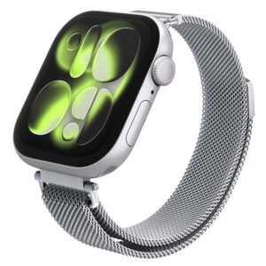 Dirželis Spigen WBM4 Apple Watch 8 / 9 / 10 / 11 / SE (40 / 41 / 42 mm), sidabrinis