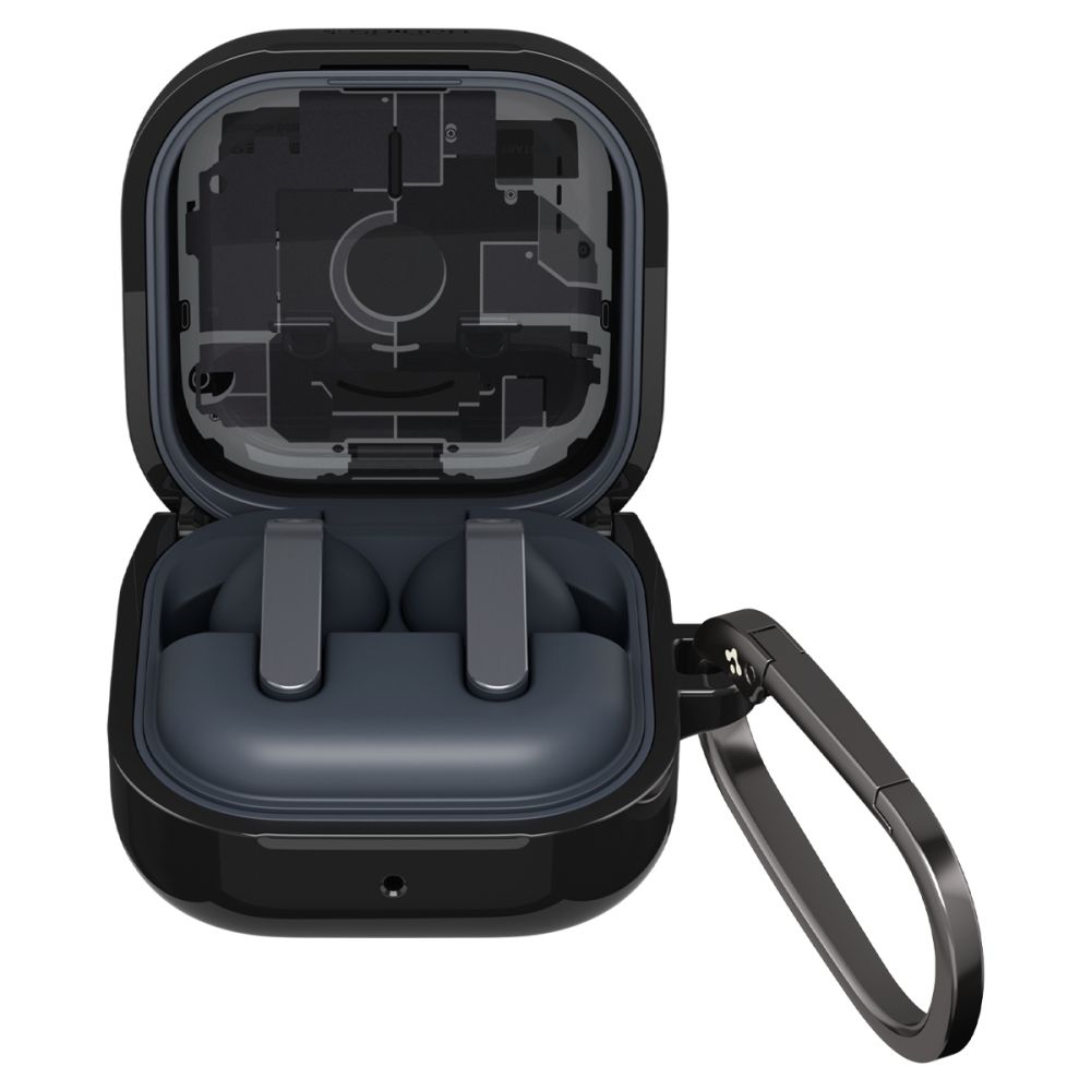 Dėklas Spigen Ultra Hybrid Zero One Samsung Galaxy Buds 4 / 4 Pro, juodas - Image 4