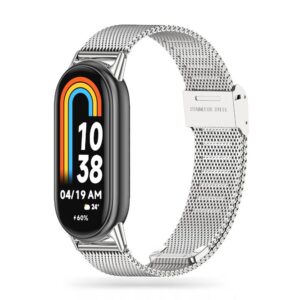 Dirželis Tech-Protect Milanese Band Xiaomi Smart Band 8 / 9 / 10 / NFC sidabrinis