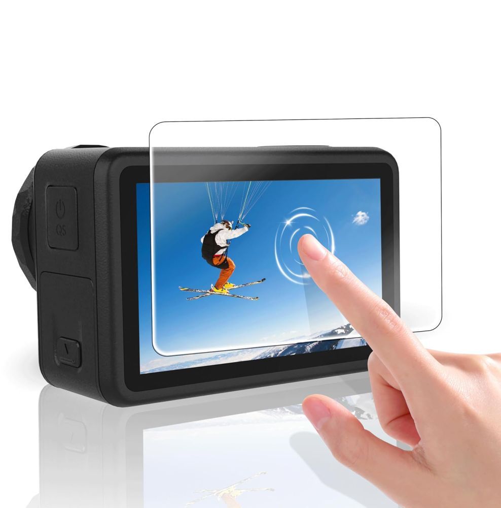 Apsauginis stiklas Tech-Protect Glass Fit+ DJI Osmo Action 6, 2 vnt., skaidrus - Image 3