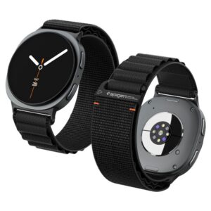 Dirželis Spigen WBF1 Samsung Galaxy Watch 8 / 9 / Classic (40 / 44 / 46 mm), juodas