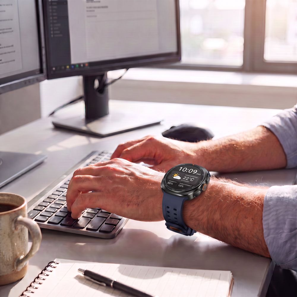 Dirželis Tech-Protect Silicone Air Samsung Galaxy Watch Ultra 1 / 2 2024-2026 (47 mm), tamsiai mėlynas - Image 3