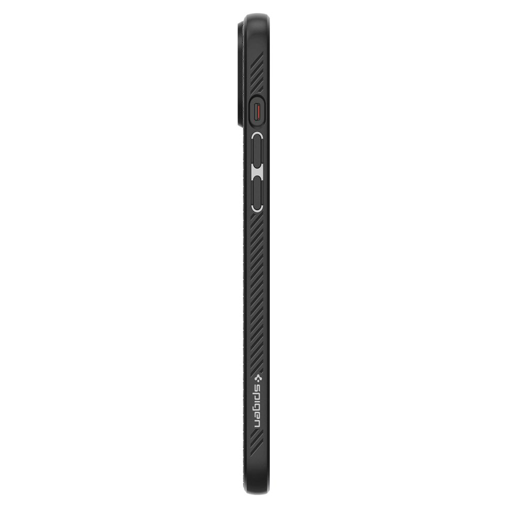 Dėklas Spigen Liquid Air iPhone 15 Matinis Juodas - Image 5