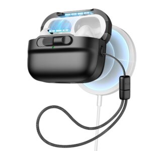 Dėklas ESR Pulse HaloLock MagSafe Apple AirPods Pro 1/2, juodas