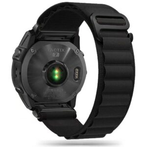 Dirželis Tech-Protect Nylon Pro Garmin Fenix 5X / 5X Plus / 6X / 6X Pro / 7X / 8 / 8 Pro (51 mm) juoda