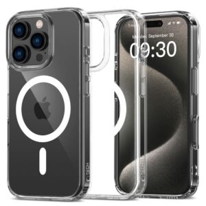 Dėklas Tech-Protect Flexair Hybrid Magsafe iPhone 16 Pro Max, skaidrus