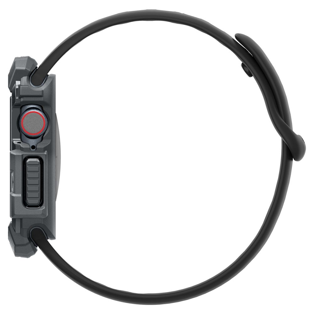 Dėklas Spigen Rugged Armor Apple Watch 10 / 11 (46 mm), tamsiai pilkas - Image 6