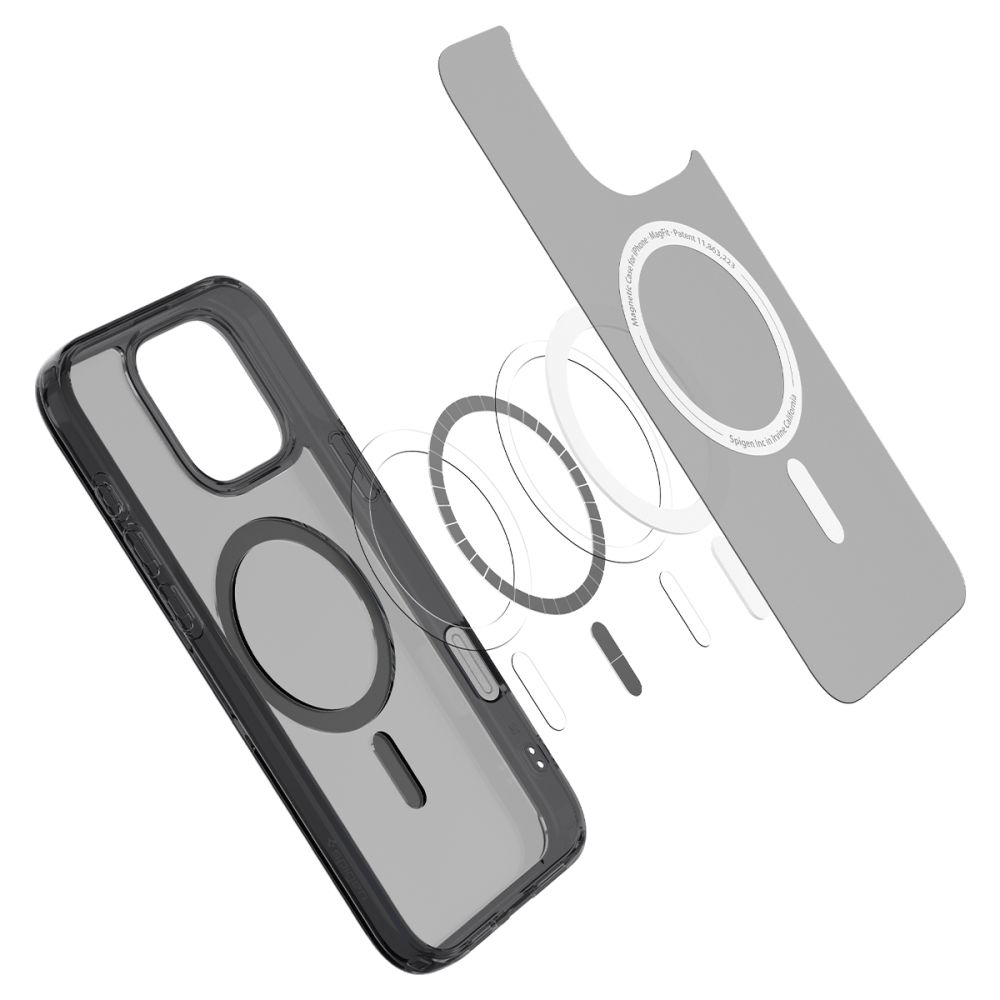 Dėklas Spigen Ultra Hybrid "T" MagSafe iPhone 16 Pro Max, matinis juodas - Image 5