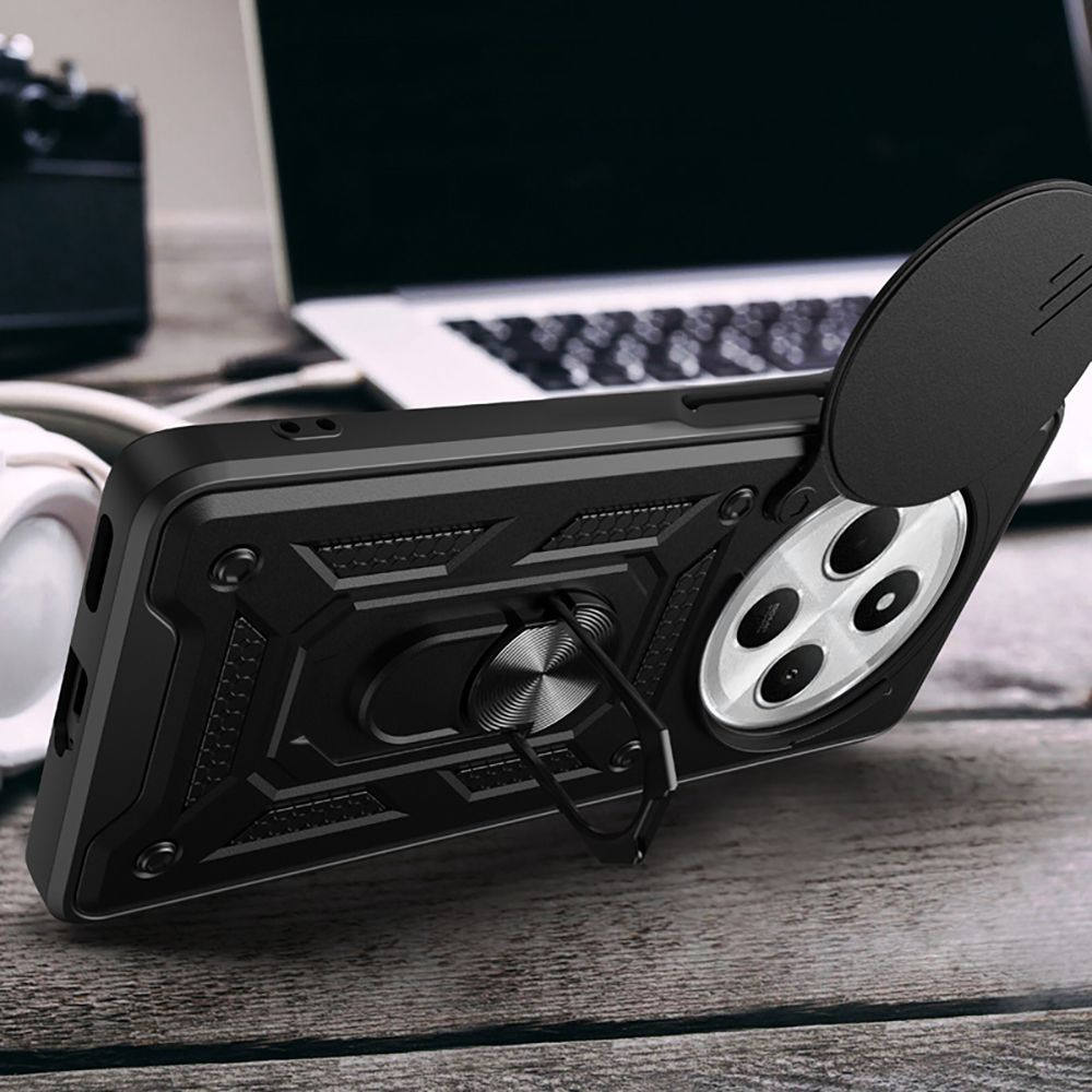 Dėklas Tech-Protect Camshield Pro Xiaomi Redmi 14C / Poco C75, juodas - Image 4