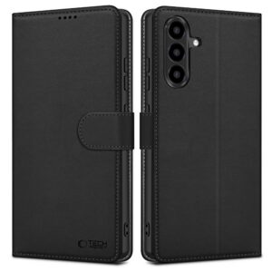 Dėklas Tech-Protect Wallet Galaxy A36 5G, matinis juodas