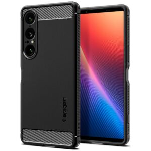 Dėklas Spigen Rugged Armor Sony Xperia 1 VII, matinis juodas