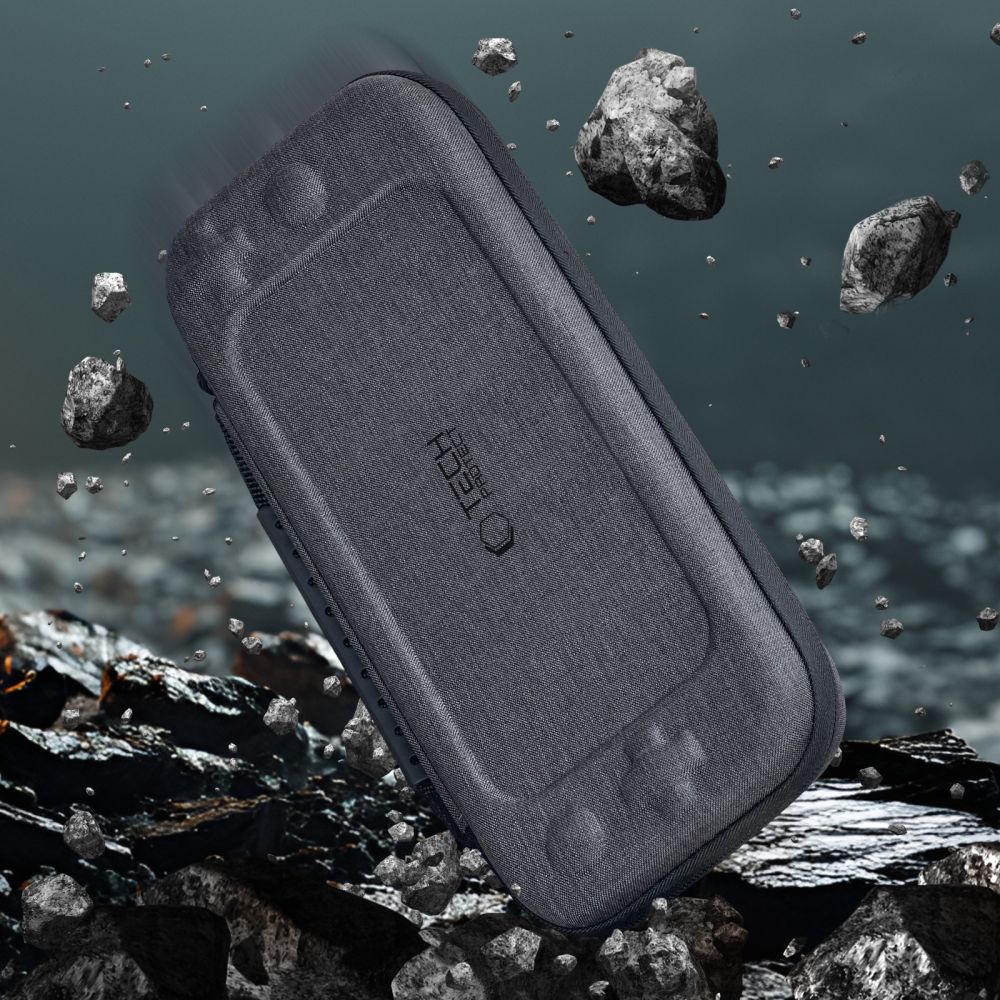 Dėklas Nintendo Switch 2 Tech-Protect Hardpouch, tamsiai pilkas - Image 5