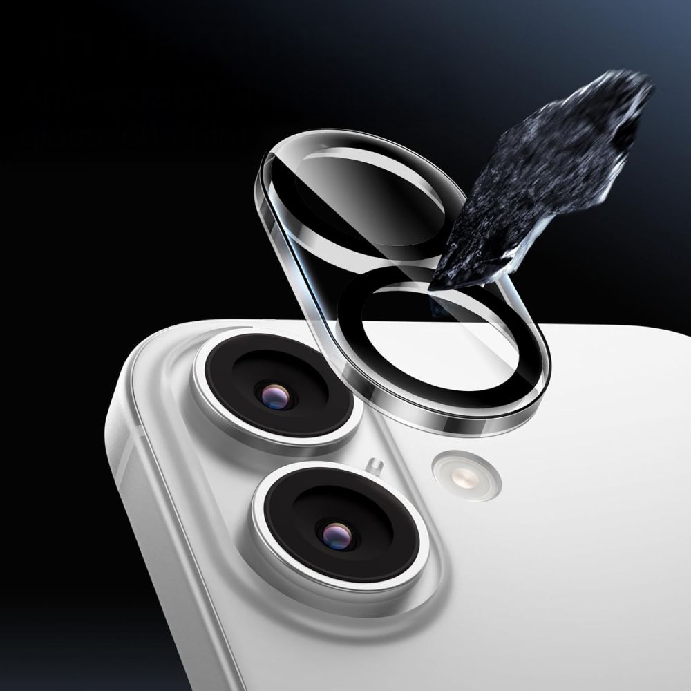 Kameros apsauginis stiklas Tech-Protect Cam Fit+ iPhone 17, skaidrus - Image 2