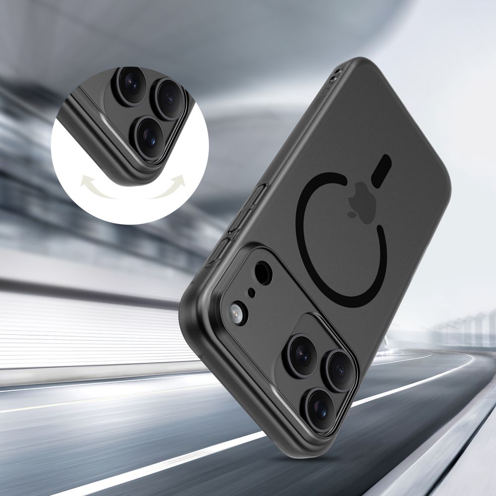 Dėklas Tech-Protect Magslim MagSafe iPhone 17 Pro, matinis juodas - Image 5