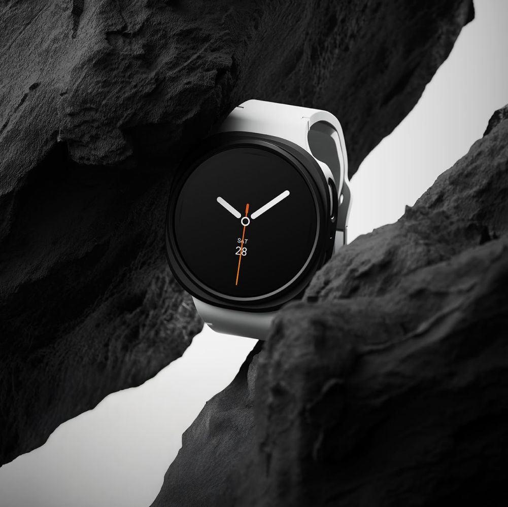 Dėklas Ringke Slim Samsung Galaxy Watch 8 / 9 (40 mm), 2 vnt., skaidrus ir matinis juodas - Image 5