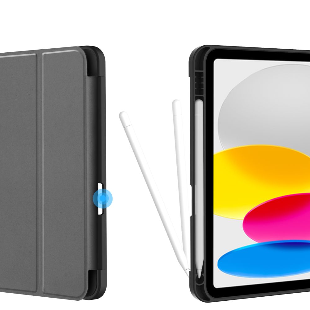 Dėklas Tech-Protect SmartCase Pen iPad 10.9 (2022) / 11 (2025), juodas - Image 3