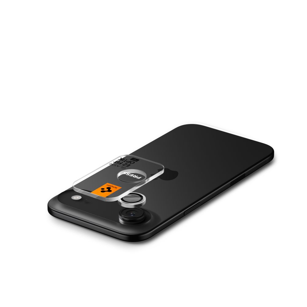 Kameros apsauginis stiklas Spigen Optik Pro Glas.tR EZ Fit iPhone Air, 2 vnt., sidabrinis - Image 5