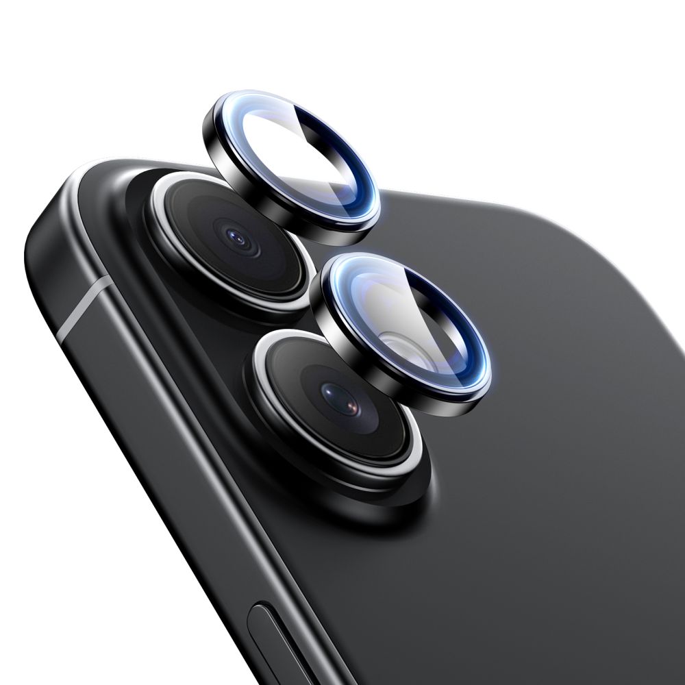 Kameros apsauginis stiklas Tech-Protect Camring Fit+ iPhone 16 / 16 Plus / 17, levandų spalvos - Image 2