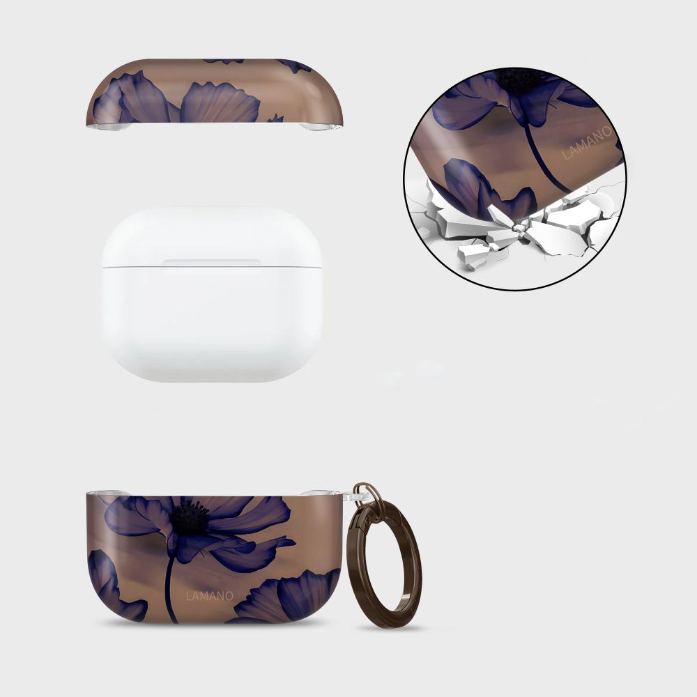 Dėklas Tech-Protect Lamano Apple AirPods Pro 1 / 2, tamsiai mėlynas - Image 4