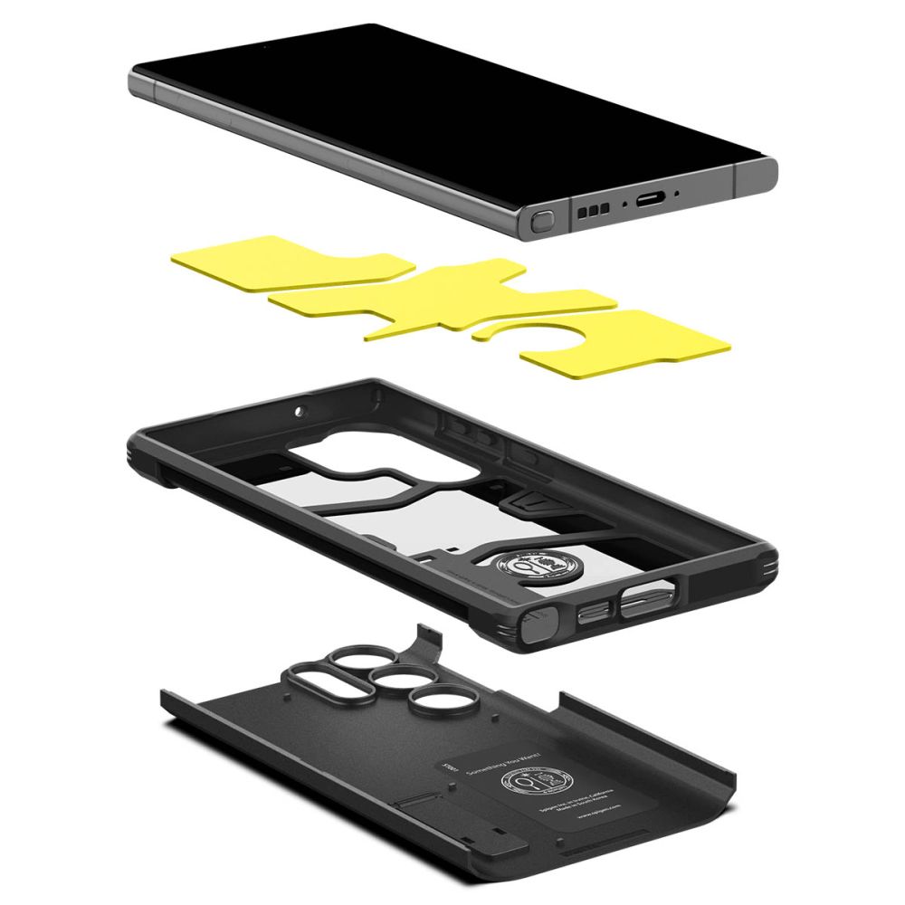 Dėklas Spigen Tough Armor Galaxy S23 Ultra, juodas - Image 6