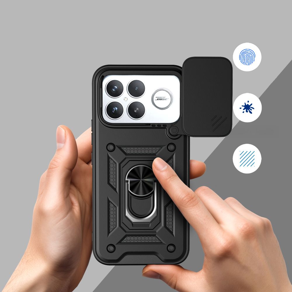 Dėklas Tech-Protect CamShield Pro Xiaomi Poco F8 Ultra, juodas - Image 4