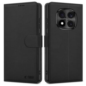 Dėklas Tech-Protect Wallet Xiaomi Redmi Note 15 Pro 5G, matinis juodas